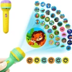 Mini Projector Torch – Interactive Storytelling Flashlight with 24+ Colorful Patterns