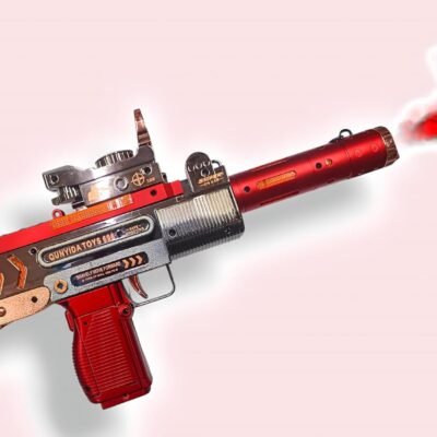 KidWiz Musical Sniper Machine Gun with Smoke Spray Effect and LED Lights