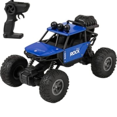 KidWiz Blue Remote Control Rock Crawler 4x4 Off-Road Monster Truck for Kids