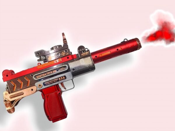 KidWiz Musical Sniper Machine Gun with Smoke Spray Effect and LED Lights