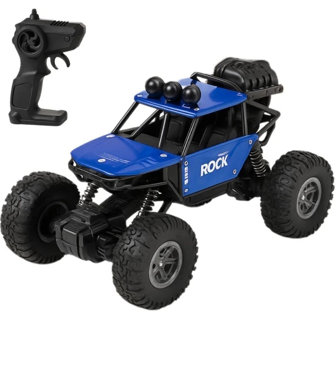 KidWiz Blue Remote Control Rock Crawler 4x4 Off-Road Monster Truck for Kids