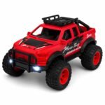 Red remote control monster truck toy car